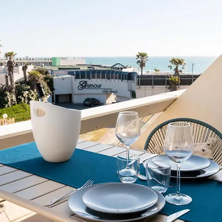 Apartament Cap Paradize - Vue - Heliopolis - Parking - Climatisation - Village Naturiste *
